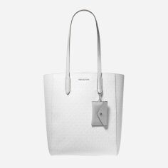 Акція на Сумка шоппер жіноча зі штучної шкіри Michael Kors 19291375 Біла від Rozetka