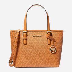 Акція на Сумка шопер жіноча зі штучної шкіри Michael Kors 634759077 Помаранчева від Rozetka