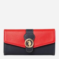 Акція на Гаманець жіночий для карток U.S. Polo Assn 430597789 Синій/Червоний ( 1159831957) від Rozetka