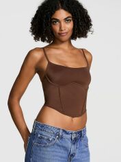 Акція на Топ жіночий Victoria's Secret 198309927 S Коричневий від Rozetka