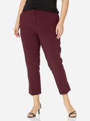 Акція на Штани жіночі Calvin Klein 14359926 14W Бордові від Rozetka