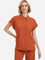 Акція на Блузка жіноча Calvin Klein 918045028 L Помаранчева від Rozetka
