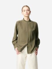 Акція на Блузка жіноча Uniqlo 921546949 XL Зелена від Rozetka