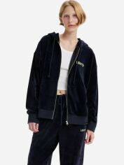 Акція на Толстовка на блискавці з капюшоном жіноча Levi`s 516440944 XS Синя від Rozetka