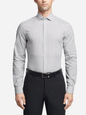 Акція на Сорочка бавовняна чоловіча Calvin Klein 113325183 L Сіра від Rozetka