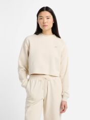 Акція на Світшот жіночий New Balance Coastal Fleece WT51514LIN XS Бежевий від Rozetka