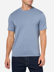 Акція на Футболка бавовняна довга чоловіча Armani Exchange 723081577 2XL Сіра від Rozetka