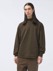 Акція на Світшот на флісі чоловічий UNIQLO 270322958 M Коричневий від Rozetka