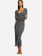 Акція на Нічна сорочка жіноча великого розміру Victoria's Secret 872203576 XL Сіра від Rozetka