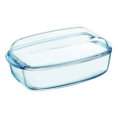 Акція на Кастрюля с крышкой прямоугольная 4.4 л 2.3 л Pyrex 466A000/8443 від Podushka