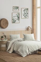Акція на Комплект постільної білизни Vin San Євро 200х220 см Easy - boho green (КПБТ006577) від Rozetka