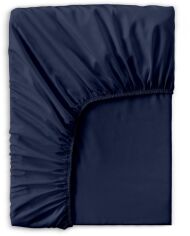 Акція на Простирадло на резинці Cosas Сатин Blue Синій 160x200 + 30 см від Rozetka