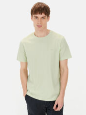 Акція на Футболка бавовняна довга чоловіча Camel Active T-Shirt 1/2 Arm 409700-5T01-70 L Світло-зелена від Rozetka