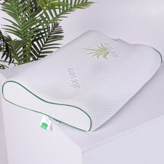 Акція на Подушка ортопедическая Wave Perforated 6038 Green nature Dorotea MirSon 40х58 см від Podushka