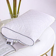 Акція на Подушка ортопедическая Memory Wave 4116 Steep Line Silver MirSon 32х49 см від Podushka
