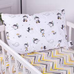 Акція на Подушка детская антиаллергенная 3802 Kids Time 18-0003 Pinokio EcoSilk MirSon 40х60 см від Podushka