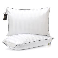 Акція на Подушка Memory 1490 Royal Pearl Hand Made MirSon средняя 70х70 см від Podushka