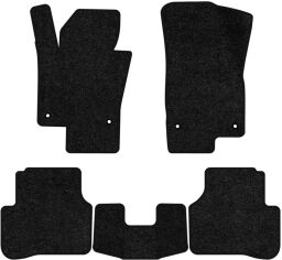 Акція на Ворсові килимки EVAtech Standard в салон авто для Volkswagen Passat (B6) (without armrest) 2005-2010 6 покоління Combi EU Чорний кант від Rozetka