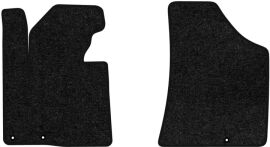 Акція на Ворсові килимки EVAtech Standard в салон авто для Hyundai Santa FE (CM) Restyling (Floor Gas Pedal) 5 seats (3 clips) 2010-2012 2 покоління SUV EU Чорний кант від Rozetka