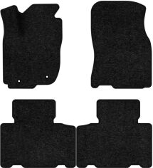 Акція на Ворсові килимки EVAtech Standard в салон авто для Toyota RAV4 (XA40) (closed threshold) 2013-2016 4 покоління SUV USA Чорний кант від Rozetka