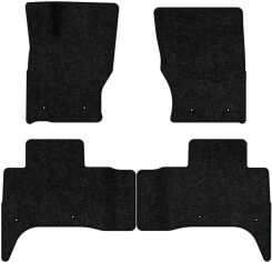 Акція на Ворсові килимки EVAtech Standard в салон авто для Land Rover Range Rover Sport (L494) 2013-2022 2 покоління SUV EU Чорний кант від Rozetka