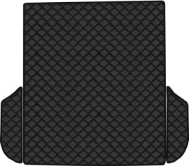 Акція на Килимок з екошкіри EVAtech ECO в багажник авто для Accord MT (Mechanical seats) Honda 2003-2008 7 покоління Combi EU Екошкіра чорна з чорною ниткою чорний кант від Rozetka