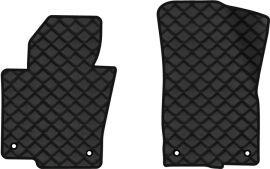 Акція на Килимки з екошкіри EVAtech ECO в салон авто передні для Passat (B6) (without armrest) Volkswagen 2005-2010 6 покоління Combi EU Екошкіра чорна з чорною ниткою чорний кант від Rozetka