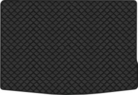 Акція на Килимок з екошкіри EVAtech ECO в багажник авто для Golf Plus MT Restyling Volkswagen 2009-2014 1 покоління Minivan EU Екошкіра чорна з чорною ниткою чорний кант від Rozetka