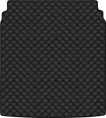 Акція на Килимок з екошкіри EVAtech ECO в багажник авто для Passat (B6) (without armrest) Volkswagen 2005-2010 6 покоління Sedan EU Екошкіра чорна з чорною ниткою чорний кант від Rozetka