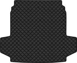Акція на Килимок з екошкіри EVAtech ECO в багажник авто для Passat (B6) (without armrest) Volkswagen 2005-2010 6 покоління Sedan EU Екошкіра чорна з чорною ниткою чорний кант від Rozetka