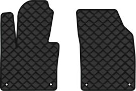 Акція на Килимки з екошкіри EVAtech ECO в салон авто передні для XC90 5 seats Volvo 2014-2020 2 покоління SUV USA Екошкіра чорна з чорною ниткою чорний кант від Rozetka