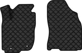 Акція на Килимки з екошкіри EVAtech ECO в салон авто передні для RAV4 (XA40) (closed threshold) Restyling Toyota 2016-2018 4 покоління SUV EU Екошкіра чорна з чорною ниткою чорний кант від Rozetka