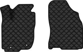 Акція на Килимки з екошкіри EVAtech ECO в салон авто передні для RAV4 (XA40) (closed threshold) Toyota 2013-2016 4 покоління SUV USA Екошкіра чорна з чорною ниткою чорний кант від Rozetka