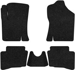 Акція на Ворсові килимки EVAtech Premium в салон авто для Hyundai i20 (PB) 5-doors (3 clips) 2008-2014 1 покоління Htb EU Чорний кант від Rozetka