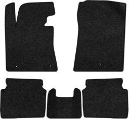Акція на Ворсові килимки EVAtech Premium в салон авто для Hyundai Elantra GT (MD) (Floor Gas Pedal) 2010-2015 5 покоління Htb USA Чорний кант від Rozetka