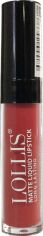 Акція на Рідка матова помада для губ Lollis Matte Liquid Lipstick Long Lasting 25 6 мл від Rozetka