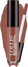 Акція на Рідка матова помада для губ Lollis Matte Liquid Lipstick Long Lasting 17 6 мл від Rozetka