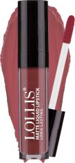 Акція на Рідка матова помада для губ Lollis Matte Liquid Lipstick Long Lasting 21 6 мл від Rozetka