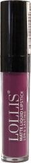 Акція на Рідка матова помада для губ Lollis Matte Liquid Lipstick Long Lasting 38 6 мл від Rozetka