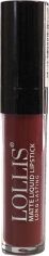 Акція на Рідка матова помада для губ Lollis Matte Liquid Lipstick Long Lasting 43 6 мл від Rozetka