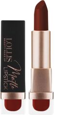 Акція на Помада для губ Lollis Matte Lipstick 206 4.5 г від Rozetka