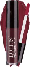 Акція на Рідка матова помада для губ Lollis Matte Liquid Lipstick Long Lasting 10 6 мл від Rozetka