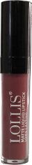 Акція на Рідка матова помада для губ Lollis Matte Liquid Lipstick Long Lasting 39 6 мл від Rozetka