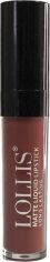 Акція на Рідка матова помада для губ Lollis Matte Liquid Lipstick Long Lasting 41 6 мл від Rozetka