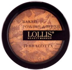 Акція на Компактная пудра и румяна Lollis Powder & Blush Terracotta 01 12 г від Rozetka