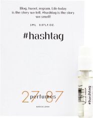 Акція на Пробник парфумованої води унісекс 27 87 Perfumes #Hashtag 2 мл від Rozetka