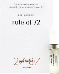 Акція на Пробник парфумованої води унісекс 27 87 Perfumes Rule of 72 2 мл від Rozetka