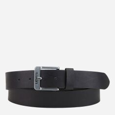 Акція на Ремінь чоловічий шкіряний Levi's 77134-0611 100 см Чорний від Rozetka