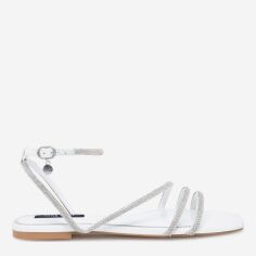 Акція на Жіночі босоніжки Nine West WFA2766-1 37 24.2 см Білі від Rozetka