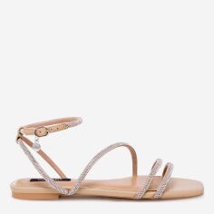 Акція на Жіночі босоніжки Nine West WFA2766-1 36 23.6 см Бежеві від Rozetka